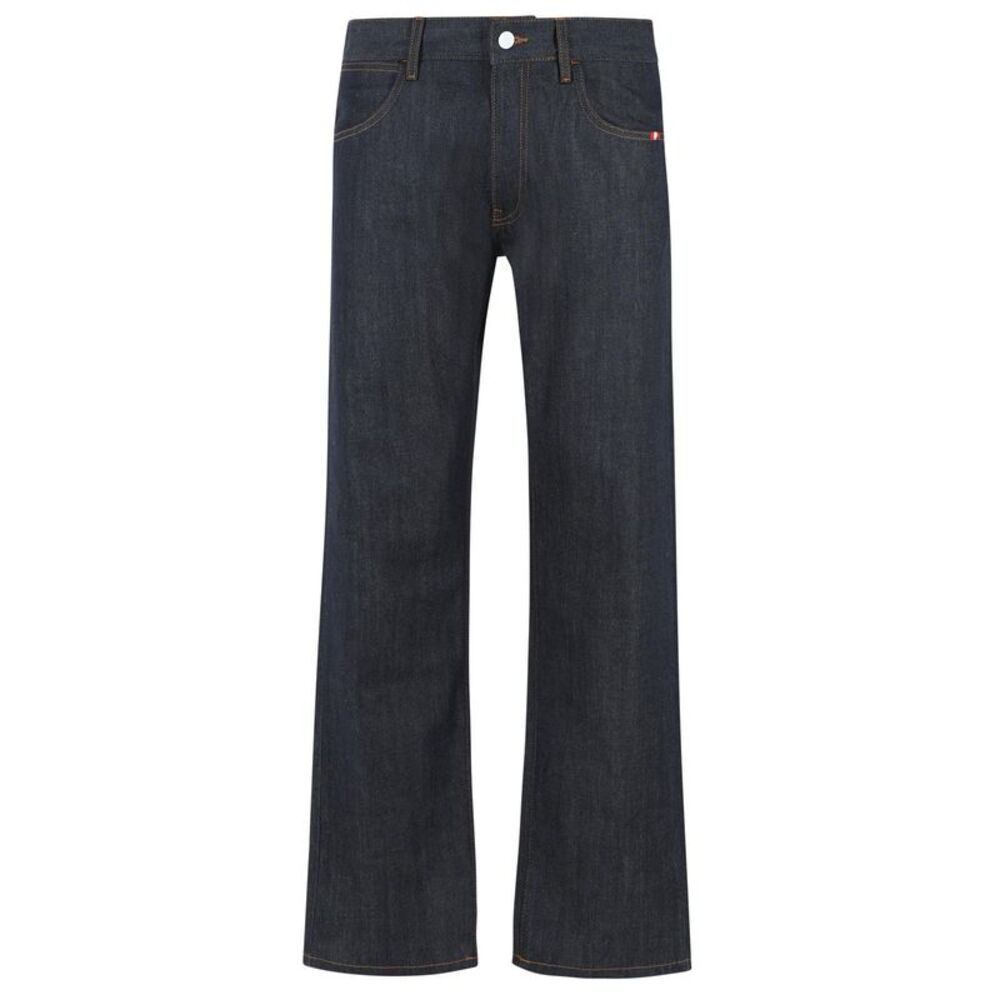 Amish 'James' Dark Blue Cotton Jeans Men